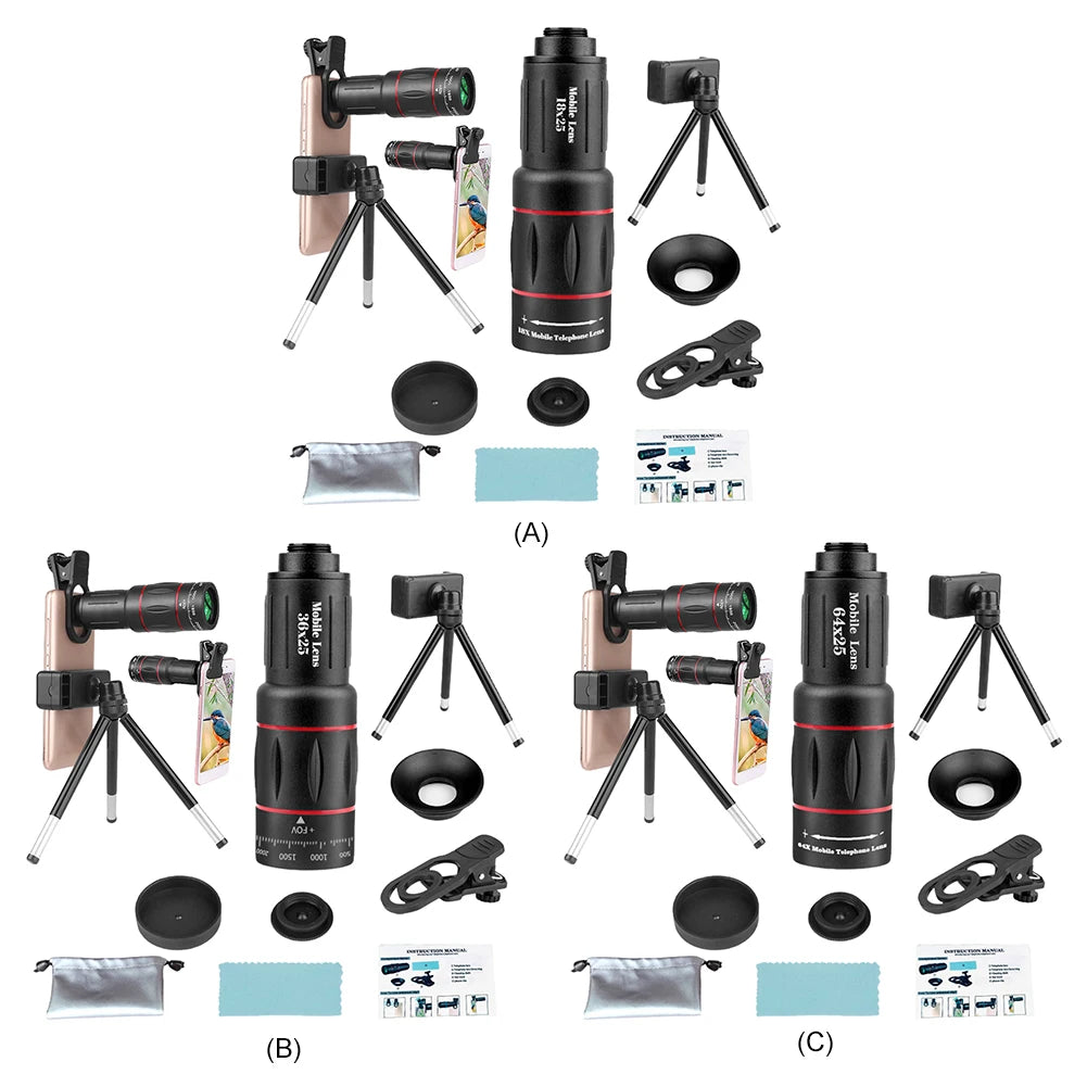Clip-On Telephoto Lens for iPhone and Android