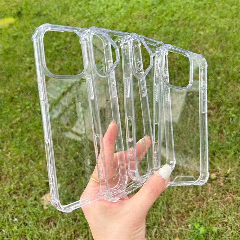 Premium Transparent Armor Case for iPhone