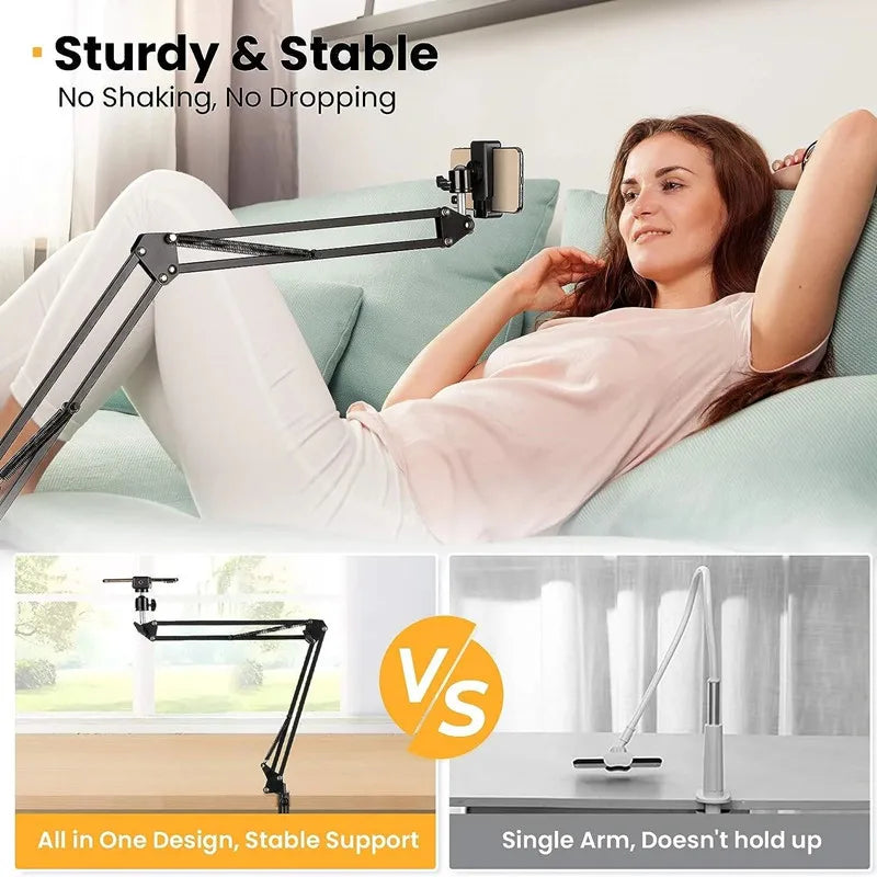 Adjustable Phone Tripod for Effortless Content Creation