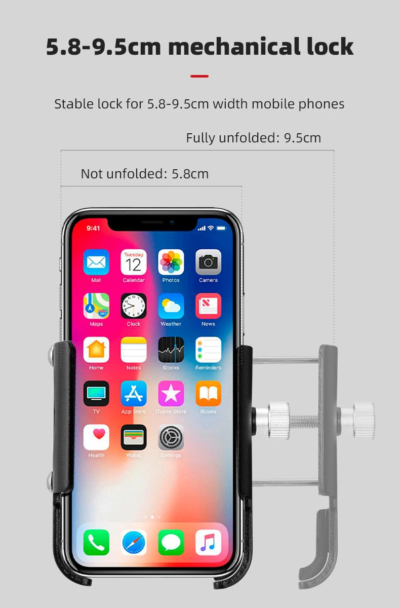 Adjustable Bike Phone Holder for Any Adventure