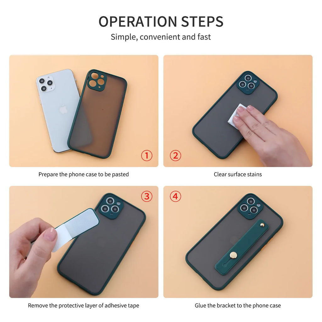 Universal Phone Strap Grip – Secure, Stylish, Hands-Free Comfort
