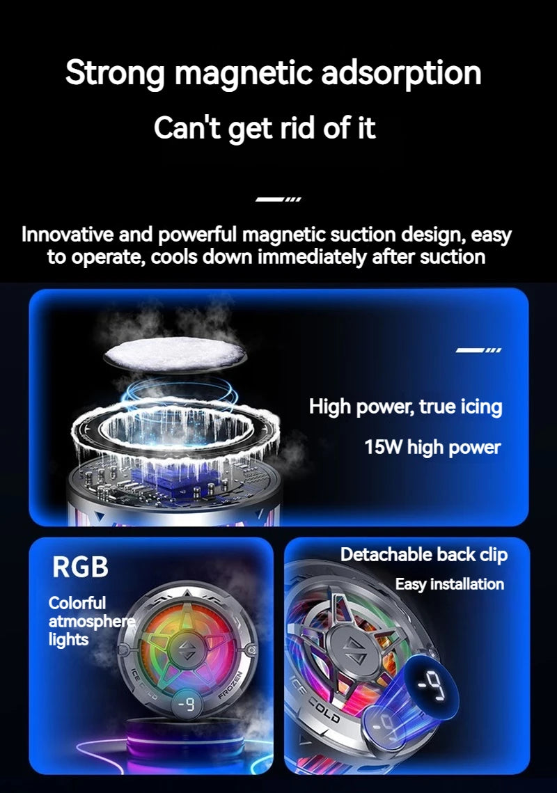 Enjoy Lag-Free Gaming with Phone Cooling Fan