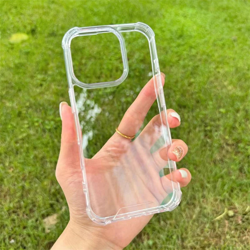Premium Transparent Armor Case for iPhone