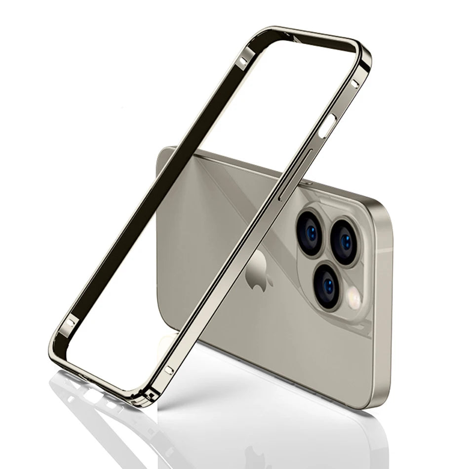 Elegant Metal Bumper Case for iPhone Series