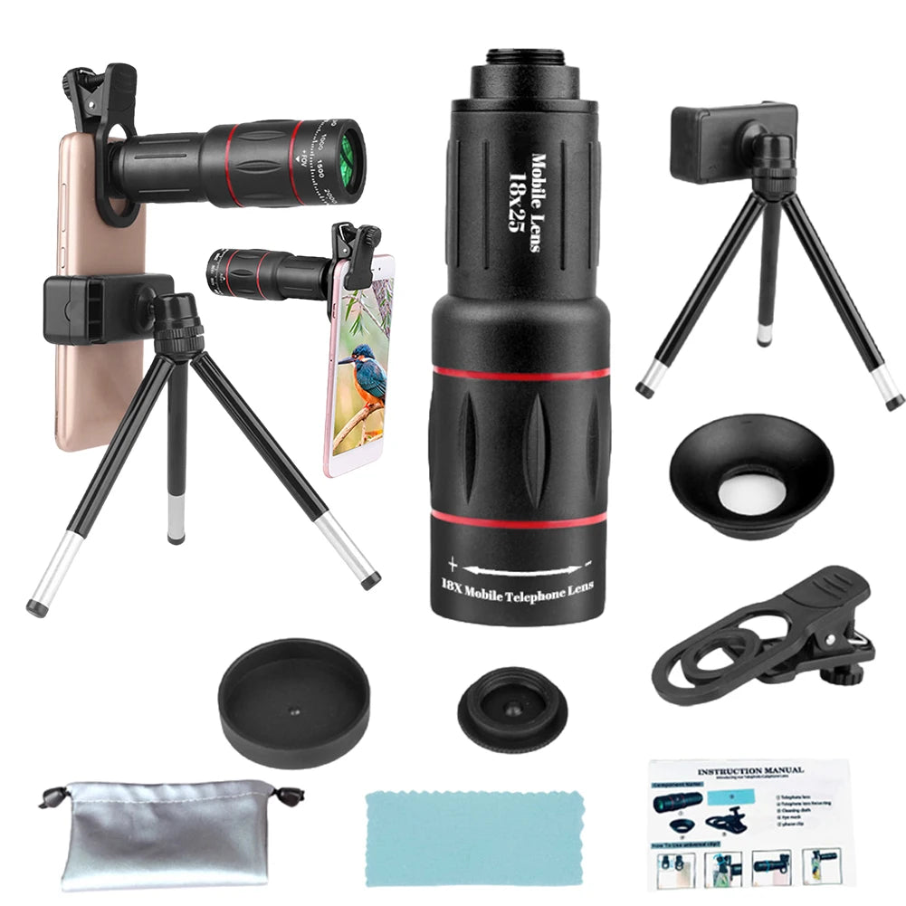 Clip-On Telephoto Lens for iPhone and Android