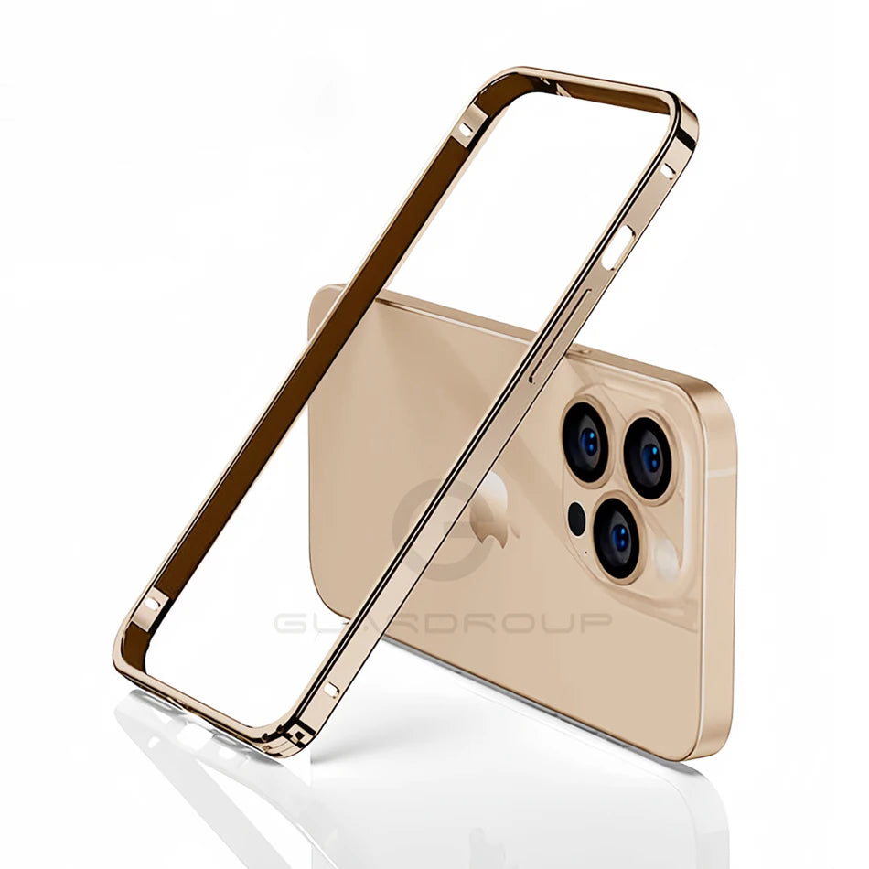 Elegant Metal Bumper Case for iPhone Series