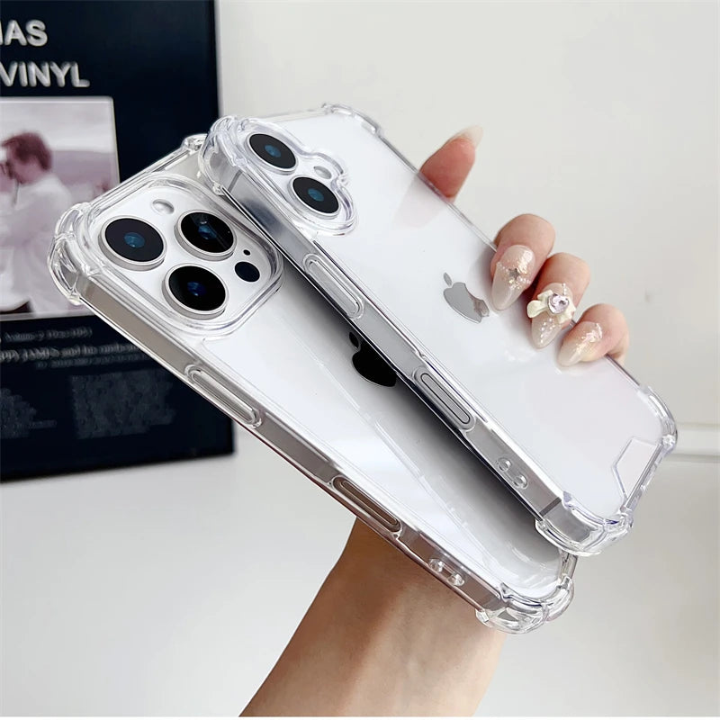 Premium Transparent Armor Case for iPhone