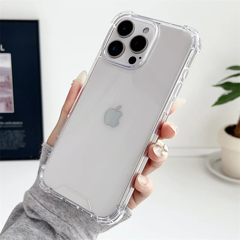 Premium Transparent Armor Case for iPhone