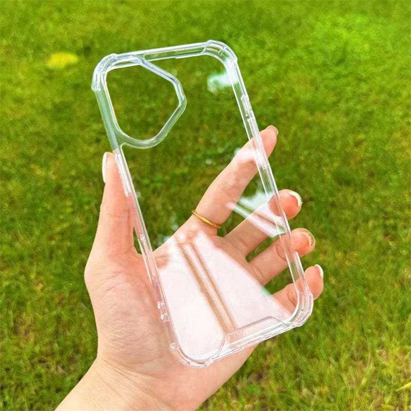 Premium Transparent Armor Case for iPhone