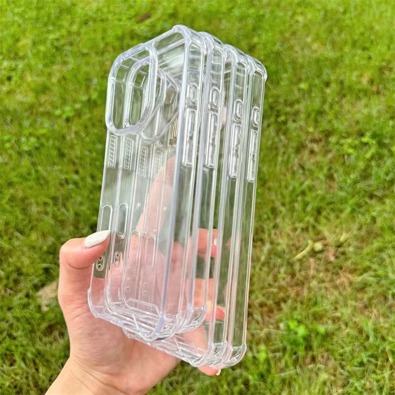 Premium Transparent Armor Case for iPhone