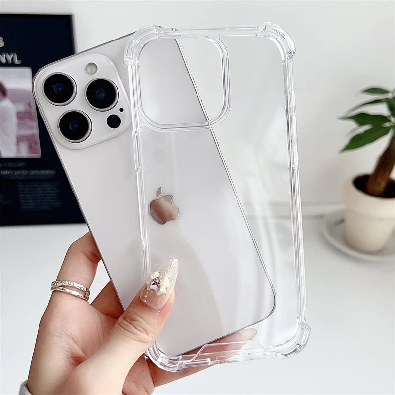 Premium Transparent Armor Case for iPhone