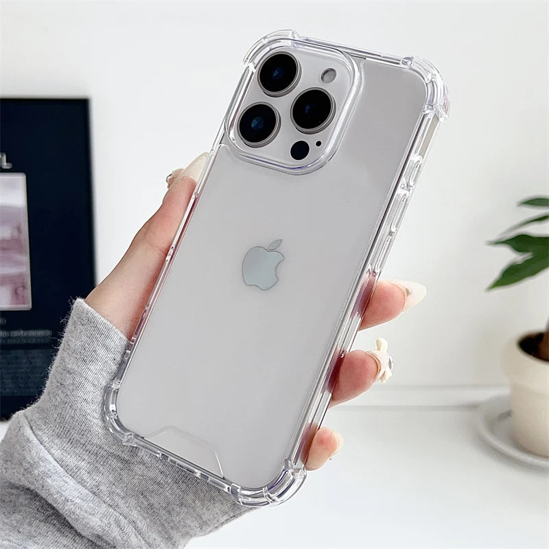 Premium Transparent Armor Case for iPhone