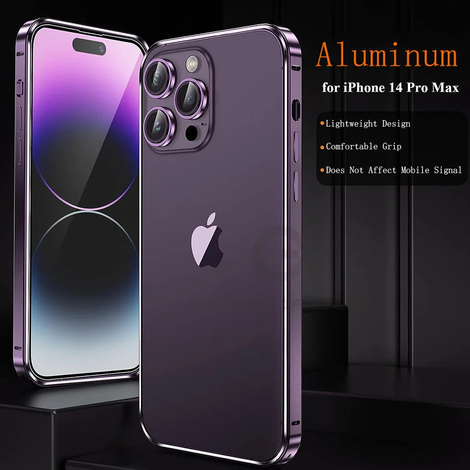 Elegant Metal Bumper Case for iPhone Series