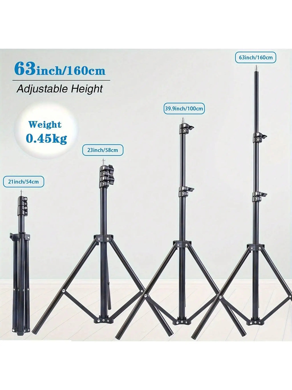 Foldable Tripod for Phones and Cameras