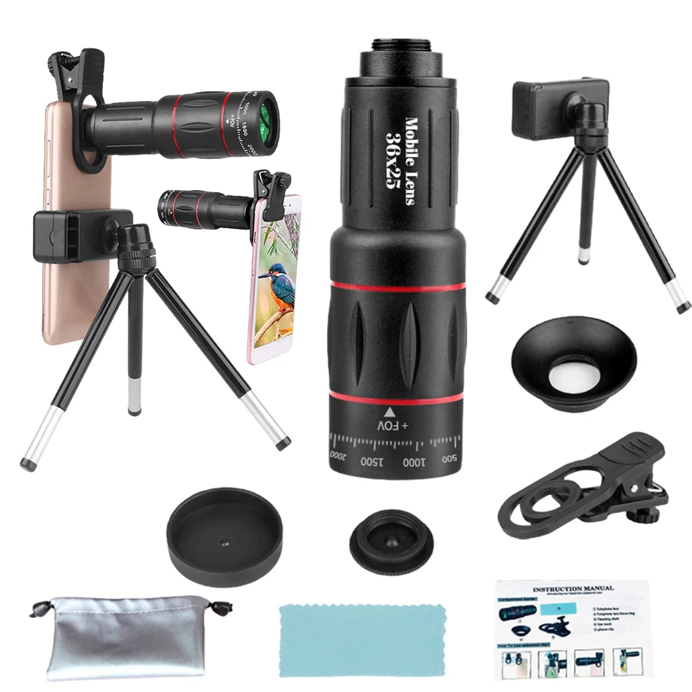 Clip-On Telephoto Lens for iPhone and Android