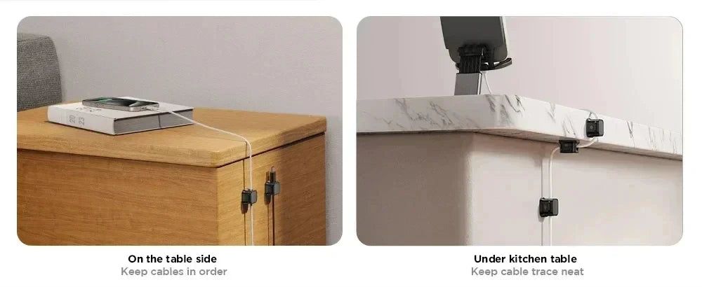 Smart Magnetic Cable Organizer for Desks and Tables