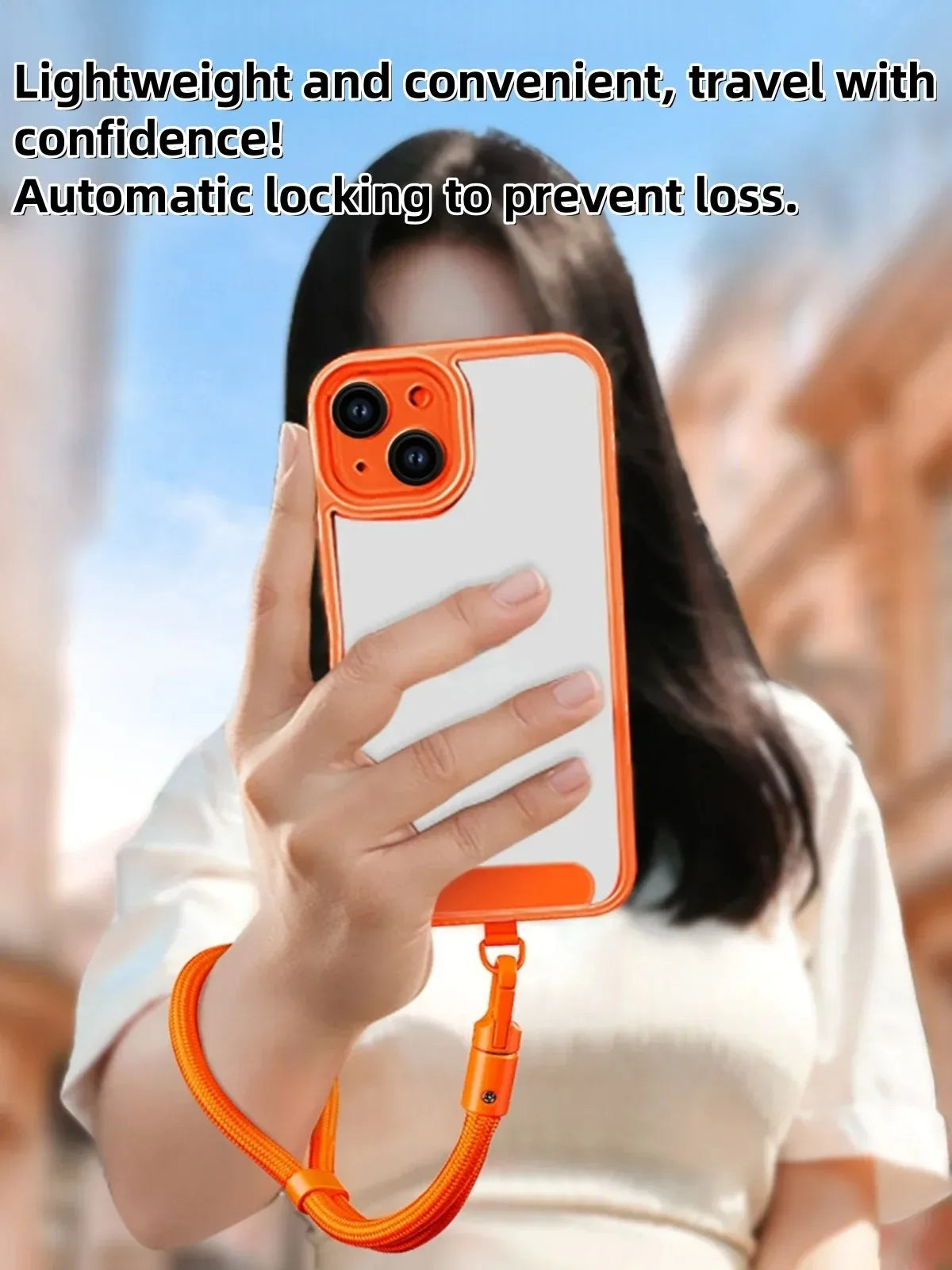 Travel Safe Phone Wrist Strap with Secure Fit