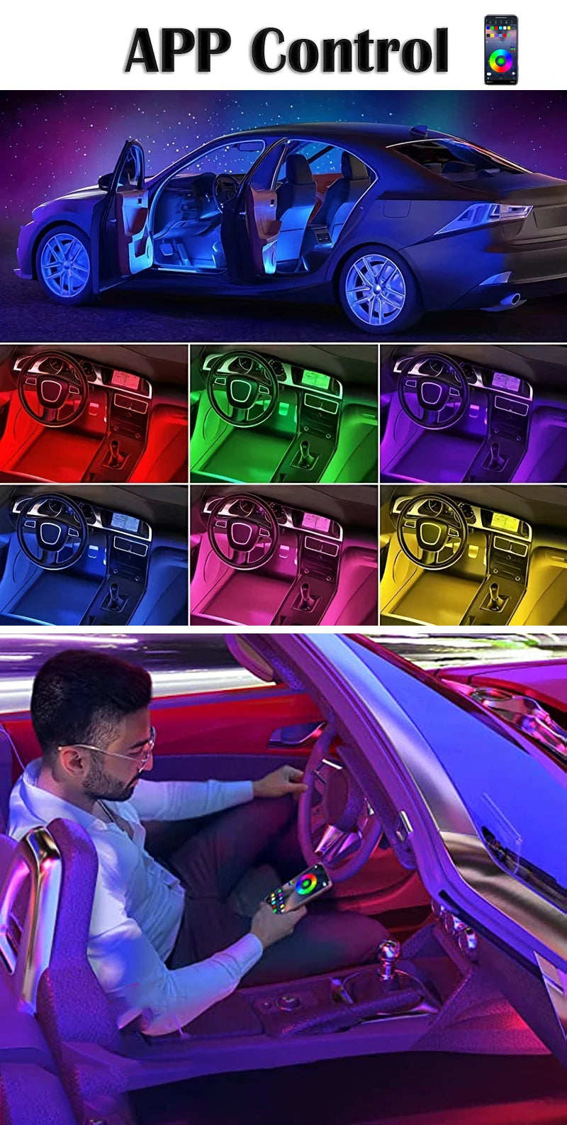 Transform Your Ride with RGB LED Lights