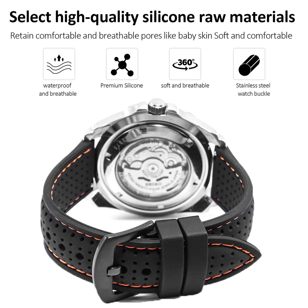 Waterproof Silicone Watch Strap for Everyday Use