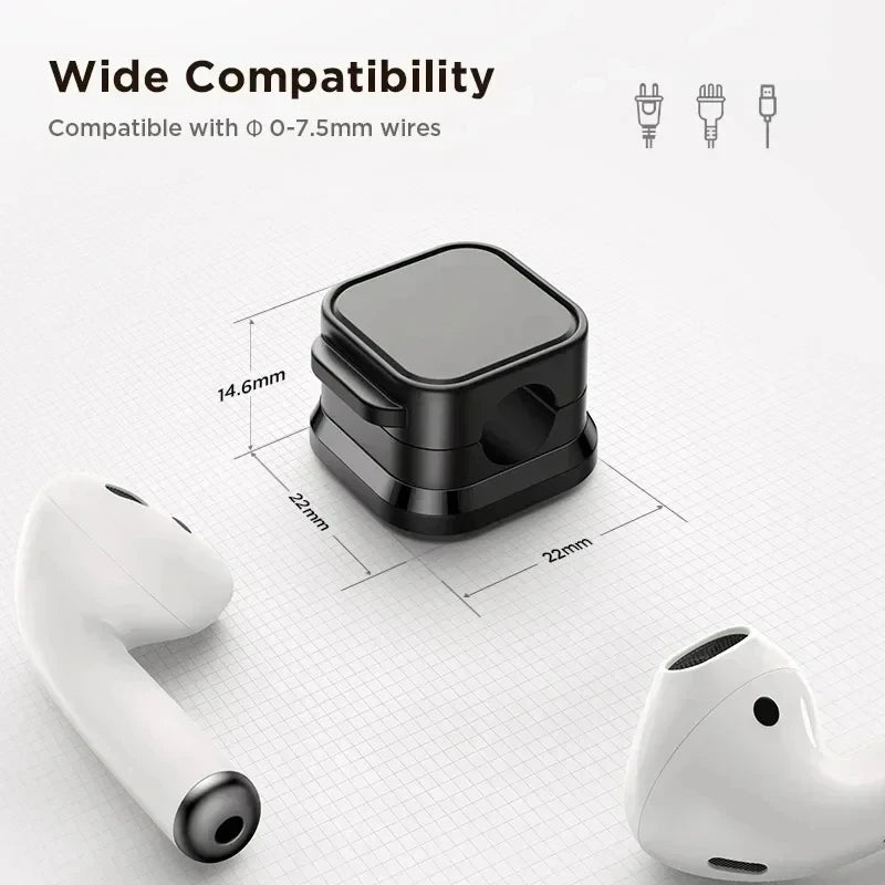 Smart Magnetic Cable Organizer for Desks and Tables