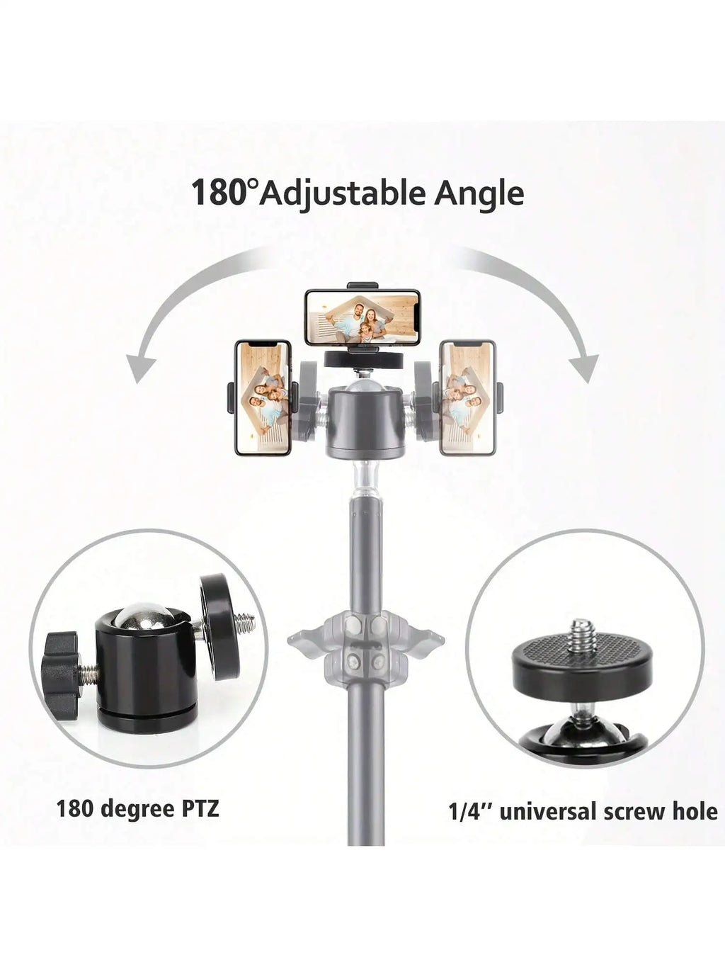 Foldable Tripod for Phones and Cameras