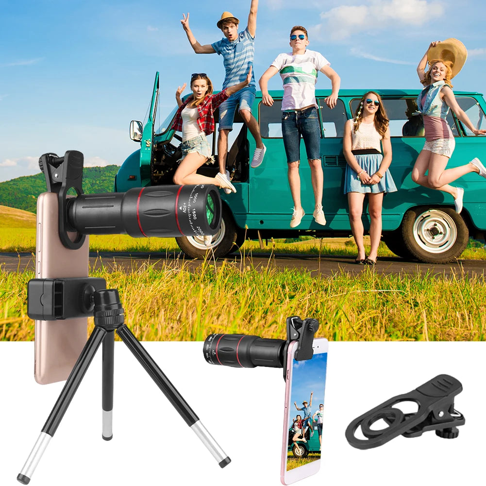 Clip-On Telephoto Lens for iPhone and Android