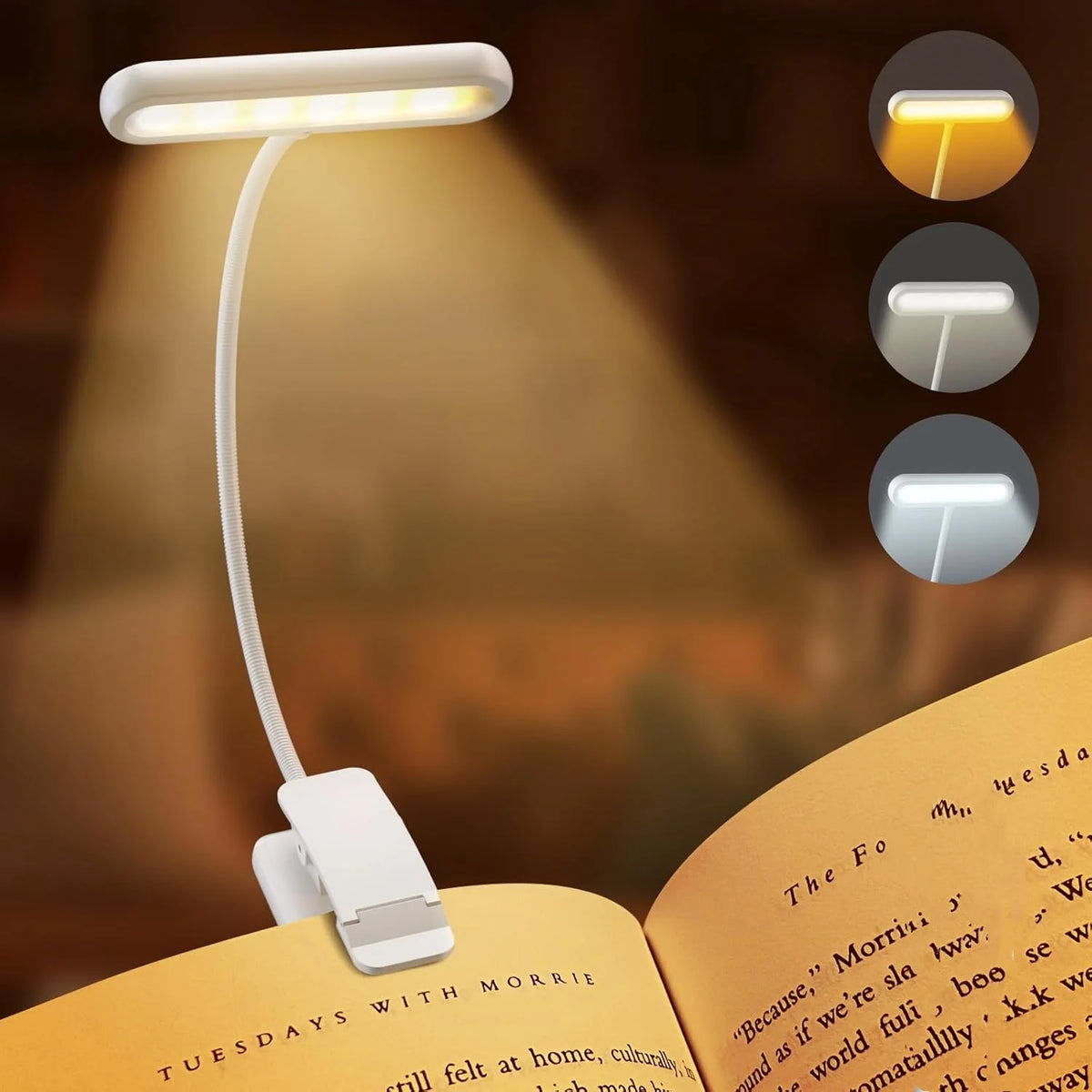 Portable Book Light for Comfortable Reading Anywhere