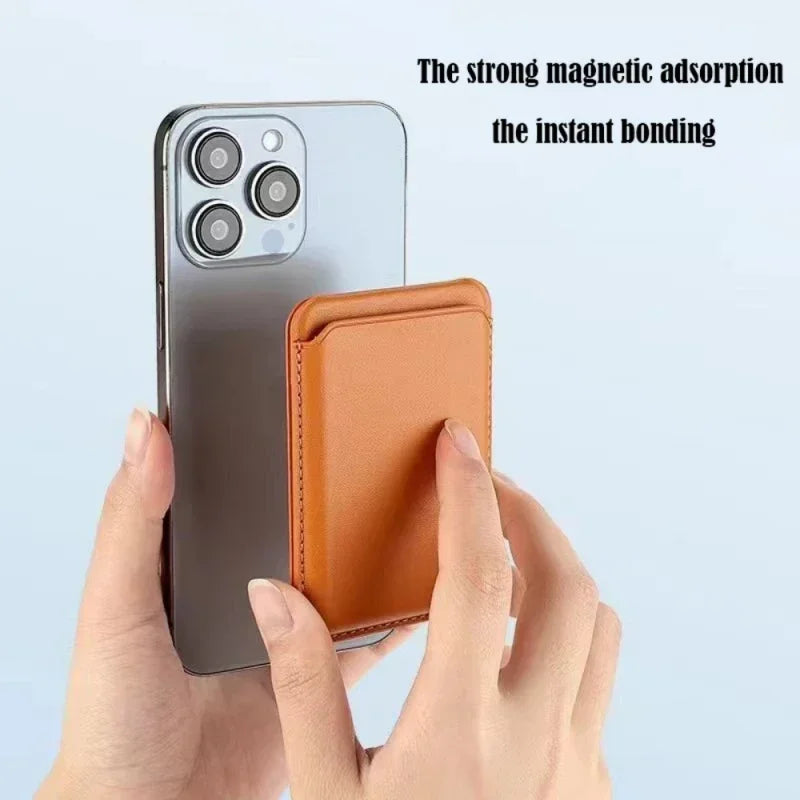 Magnetic Leather Wallet Case with Stand for iPhone