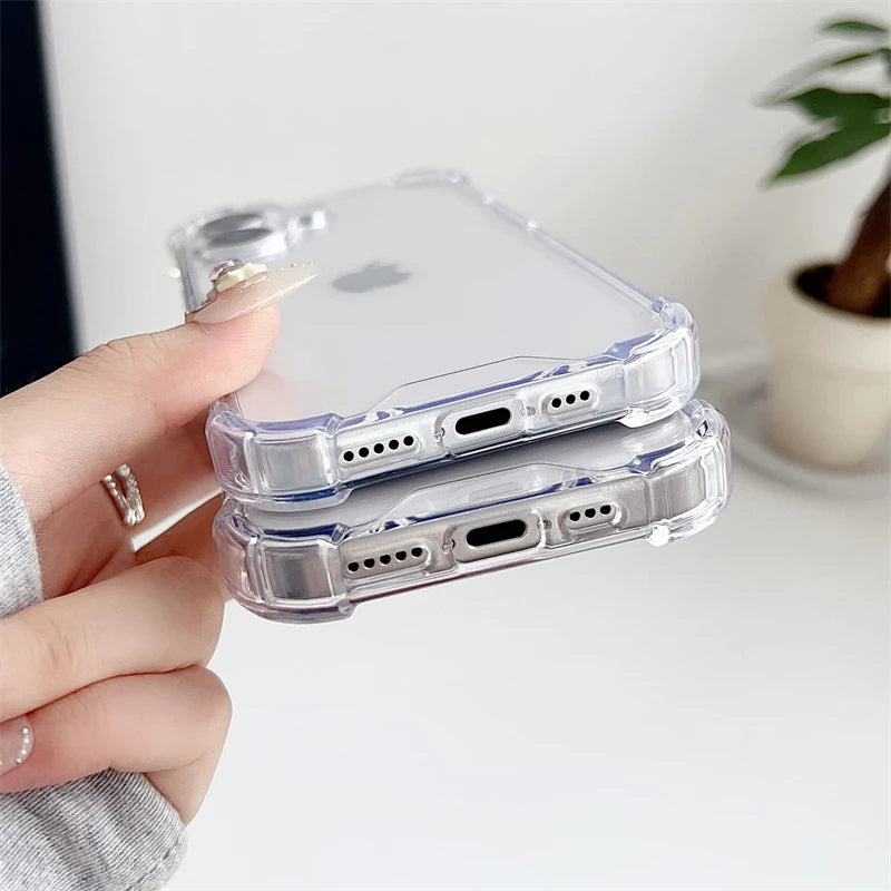 Premium Transparent Armor Case for iPhone