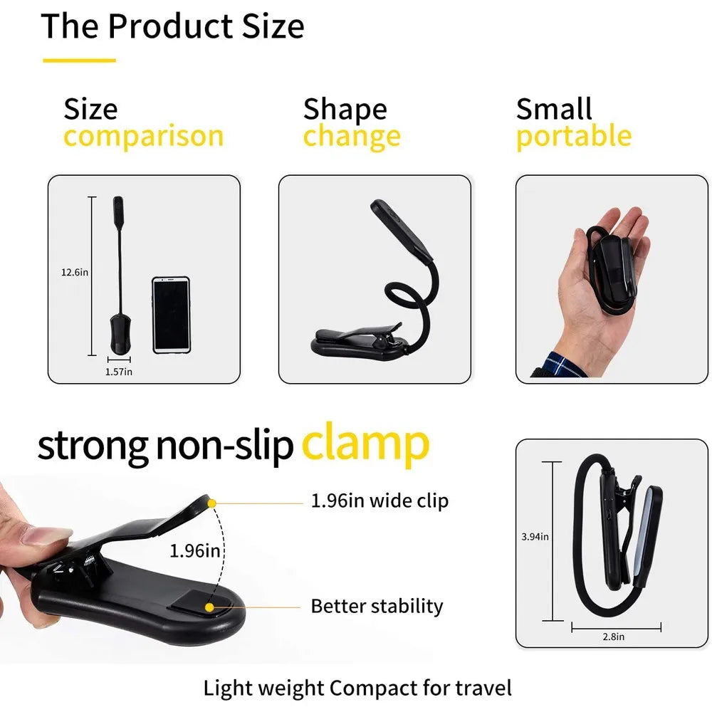 Perfect Reading Light for Home and Travel