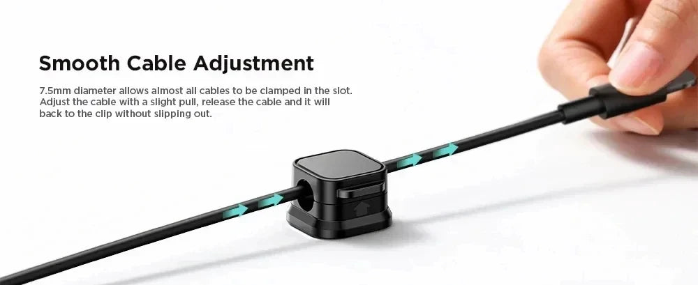 Smart Magnetic Cable Organizer for Desks and Tables
