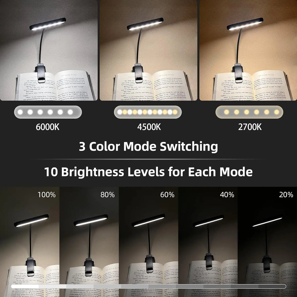 Portable Book Light for Comfortable Reading Anywhere
