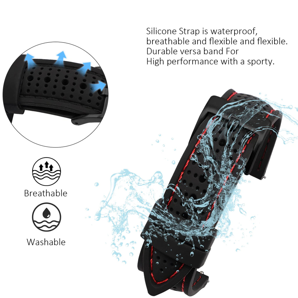 Waterproof Silicone Watch Strap for Everyday Use