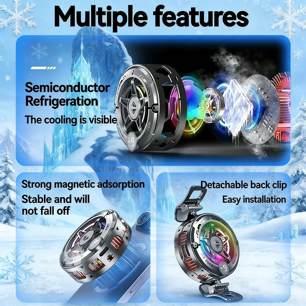 Enjoy Lag-Free Gaming with Phone Cooling Fan