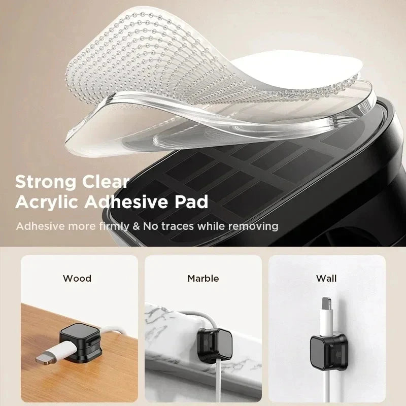 Smart Magnetic Cable Organizer for Desks and Tables