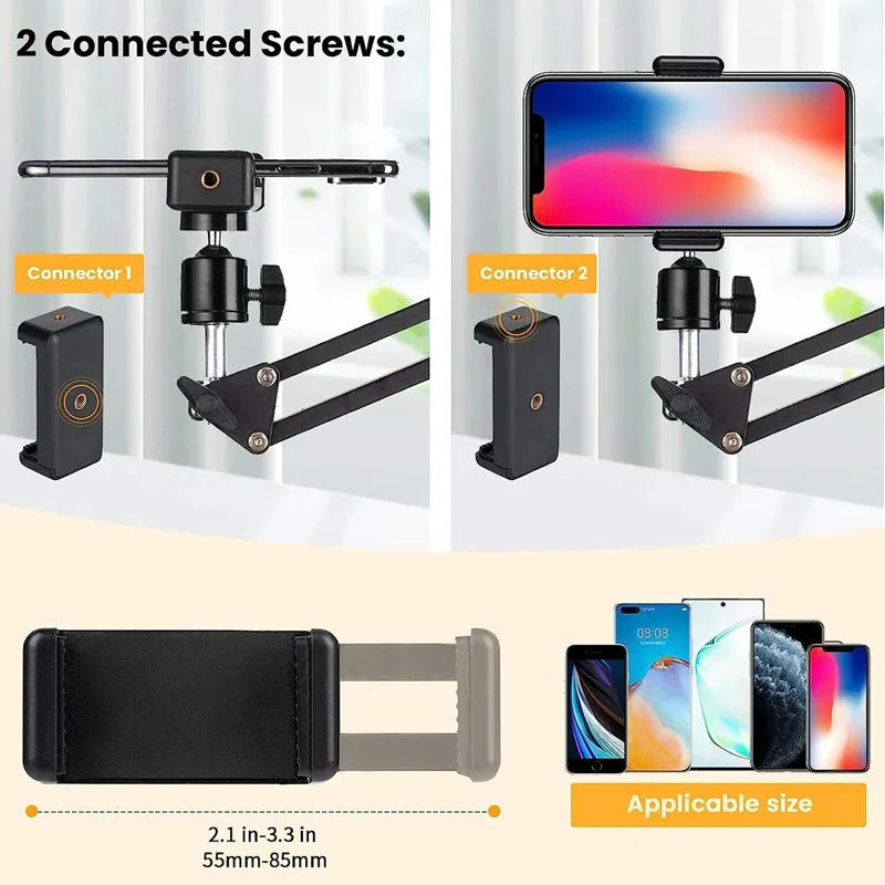 Adjustable Phone Tripod for Effortless Content Creation