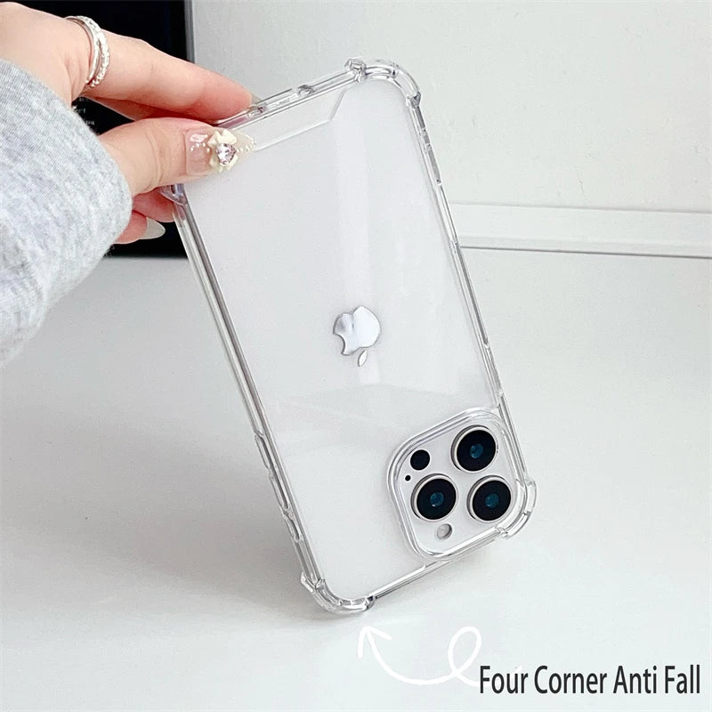 Premium Transparent Armor Case for iPhone