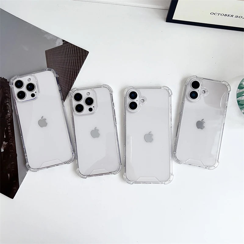 Premium Transparent Armor Case for iPhone