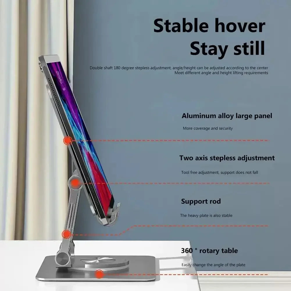 Adjustable Foldable Tablet Stand for Work and Entertainment