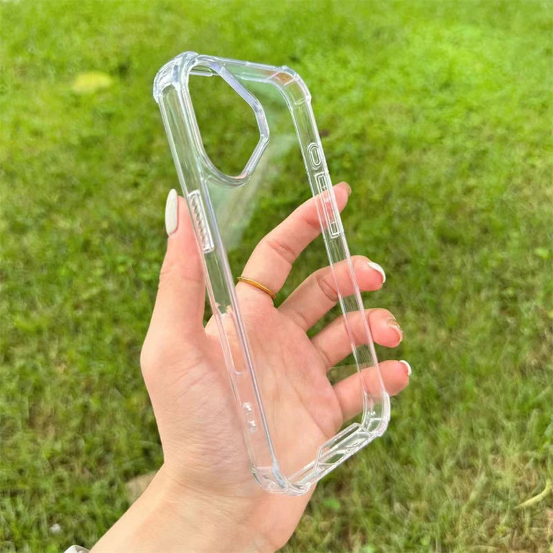 Premium Transparent Armor Case for iPhone