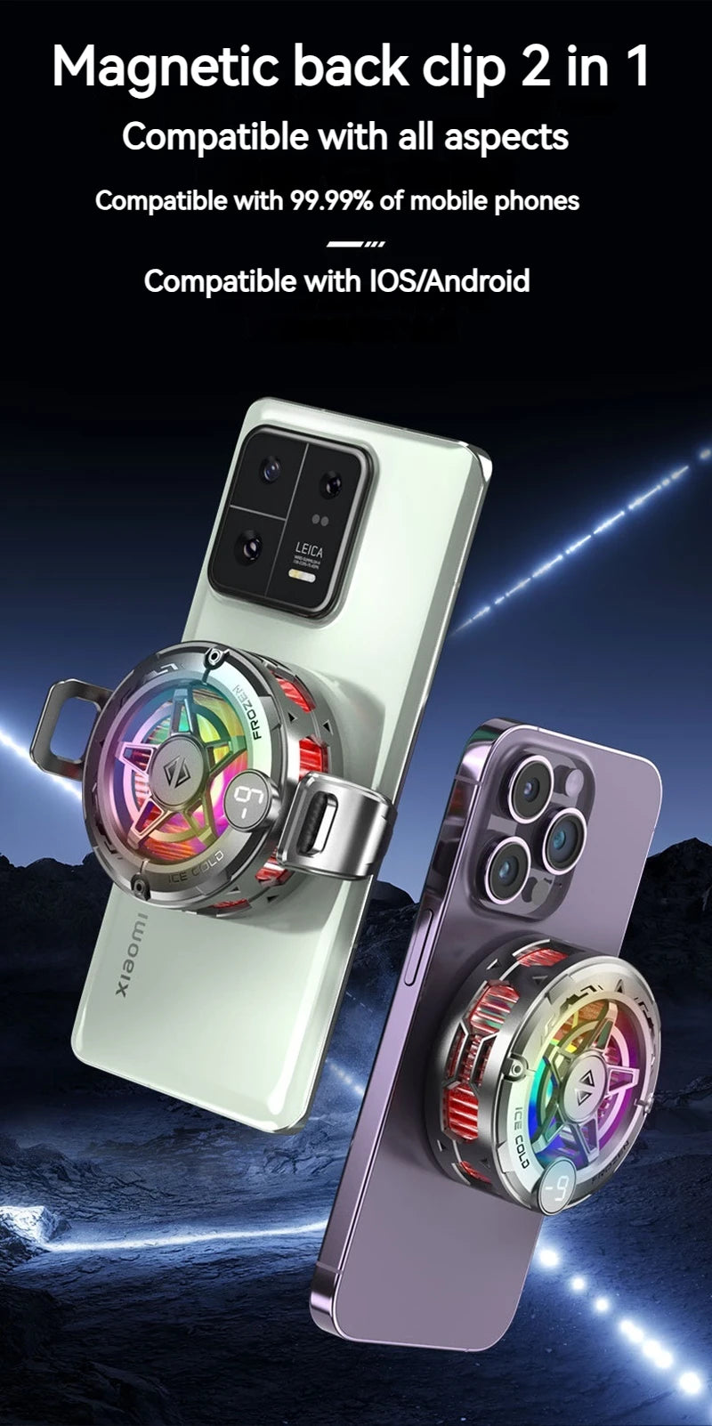 Enjoy Lag-Free Gaming with Phone Cooling Fan