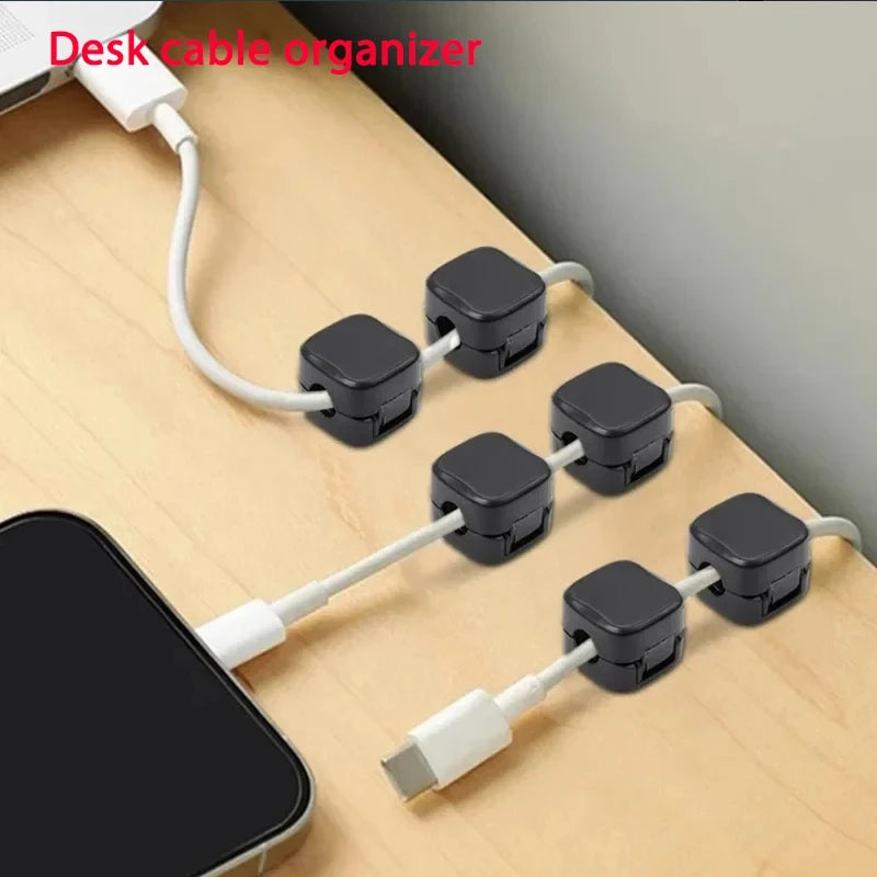 Smart Magnetic Cable Organizer for Desks and Tables