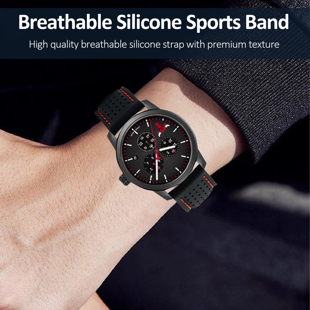 Waterproof Silicone Watch Strap for Everyday Use