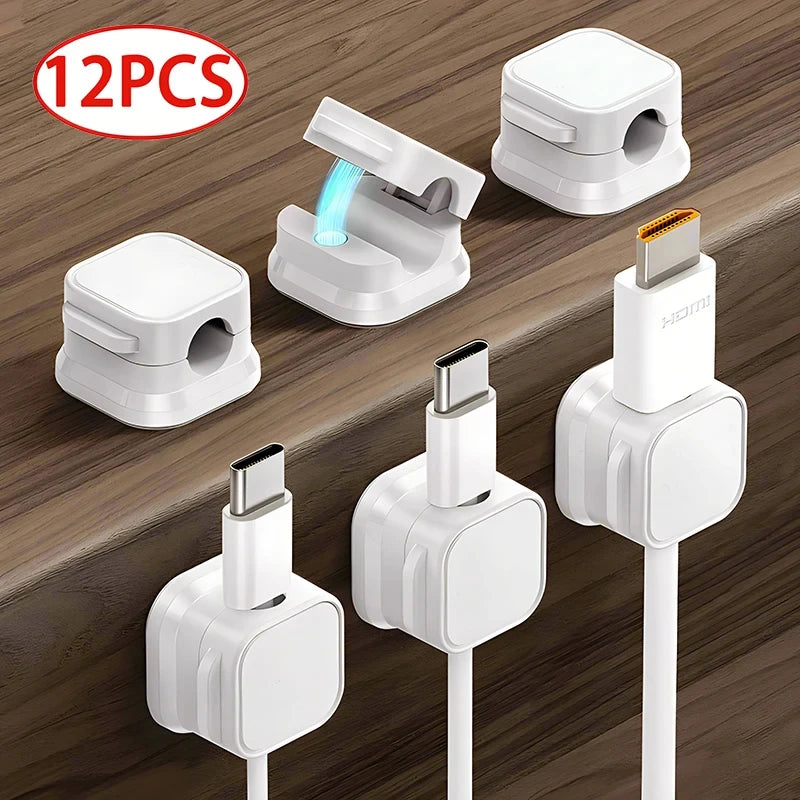 Smart Magnetic Cable Organizer for Desks and Tables