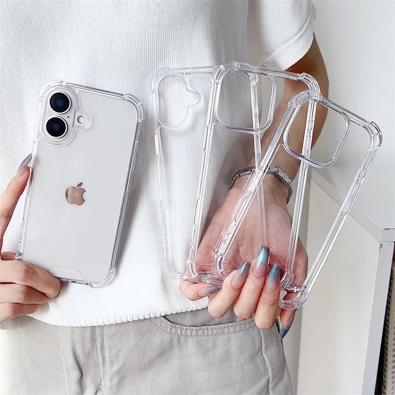 Premium Transparent Armor Case for iPhone